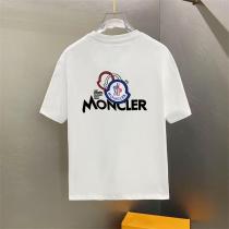 モンクレール コピー Tシャツ ロゴ＆グラフィック刺繍 コットンユニセックスTシャツ モード系 MONCLER