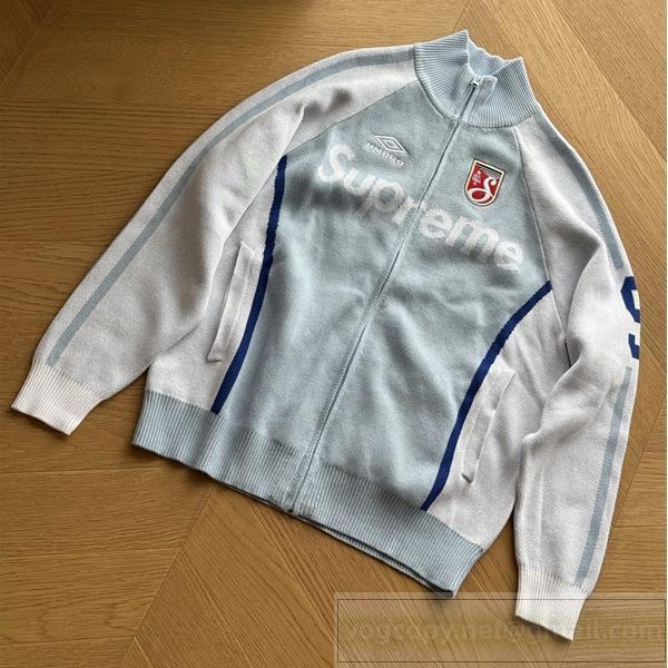 SUPREME コピー アンブロ コラボ トラックジャケット サッカー風 スポーツミックス シュプリーム