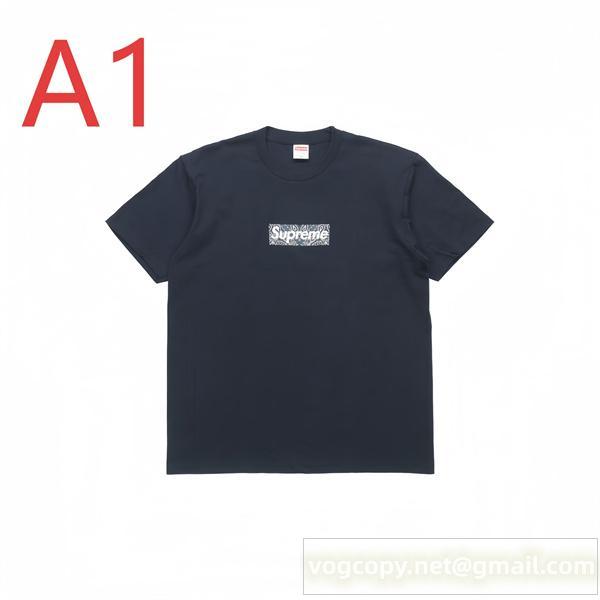 SUPREME コピー Tシャツ ゼブラ柄ボックスロゴ 多色展開 着心地抜群 トレンド 売れ筋 シュプリーム