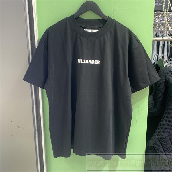  ジルサンダースーパーコピー Tシャツ ミニマルロゴ＆ハートメッセージ刺繍 バックアート モード JIL SANDER