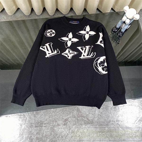 LOUIS VUITTON スーパーコピー セーター モノグラムモチーフ ニットアート クルーネック ルイヴィトン