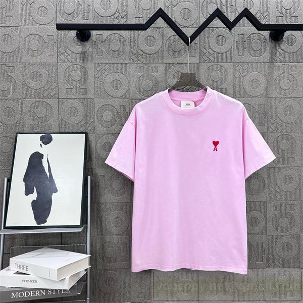 AMI PARIS 偽物 Tシャツ ハートAロゴ刺繍 カラーバリエーション豊富