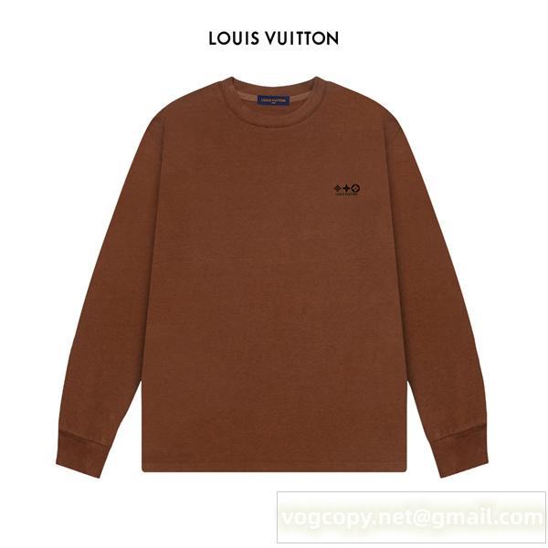  ルイヴィトン 偽物 長袖Ｔシャツ ウール素材 上質で暖かい 入手困難 LOUIS VUITTON
