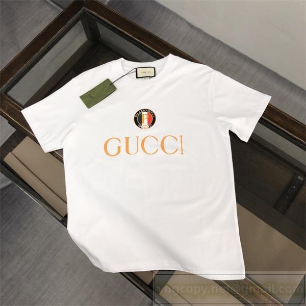 Gucc1 コピー Tシャツ 1921 ロゴ＆エンブレムデザイン シンプル＆エレガント Gucc1