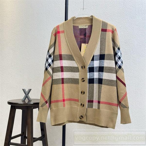  BURBERRY コピー セーター チェック柄＆エレガントなデザイン カジュアル＆洗練 バーバリー