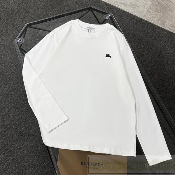 バーバリー コピー 長袖Tシャツ スタイリッシュな ロゴとユニコーン シンプルで洗練 BURBERRY