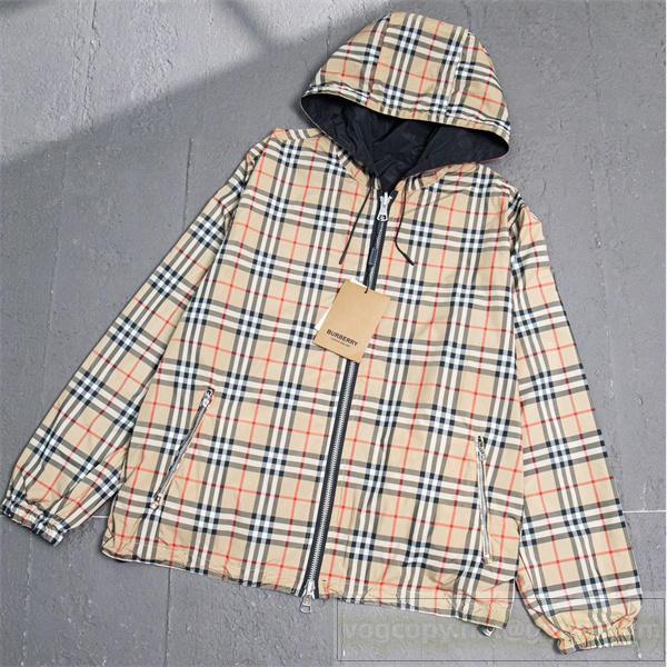 バーバリー 偽物 ジャケット チェック柄＆シンプル モダン＆カジュアル BURBERRY