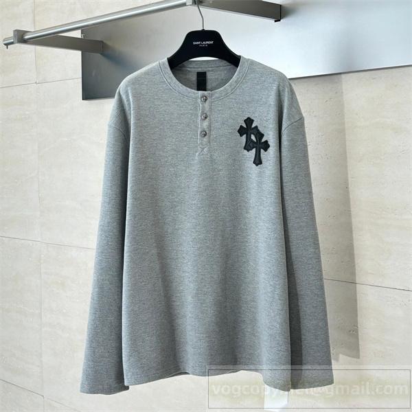 CHROME HEARTS コピー トレーナー クロス刺繍  高級感漂う カジュアル スウェット クロムハーツ