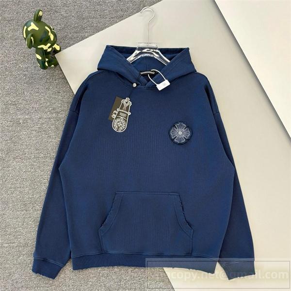 クロムハーツ コピー パーカー 花モチーフ フロント 着心地抜群 CHROME HEARTS