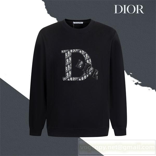 DIOR コピー 限定 アイコニック オブリーク ロゴ ラグジュアリー トレーナー ディオール