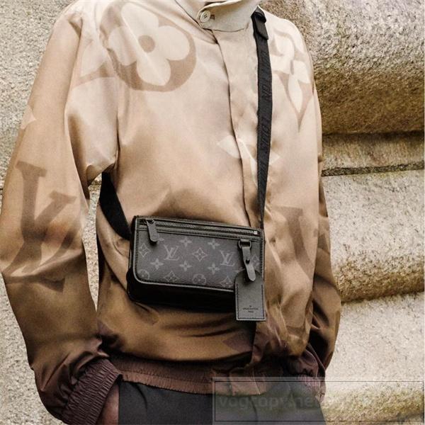  LOUIS VUITTON コピー 新登場 モノグラムエクリプス レザー ショルダーバッグ ルイヴィトン