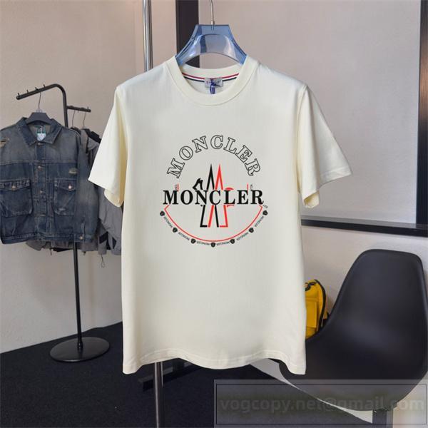 MONCLER スーパーコピー ストリートラグジュアリー 半袖Tシャツ ビッグロゴ モンクレール