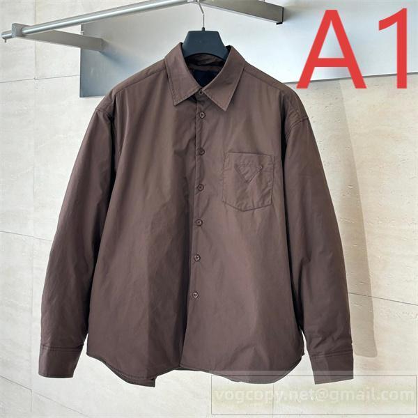  希少 プラダ スーパーコピー 中綿ジャケット プレミアム シンプルポケットデザイン  PRADA 