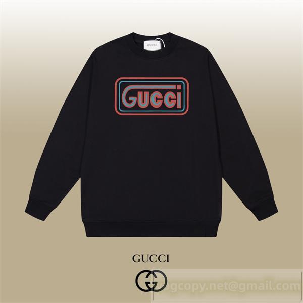 Gucc1 コピー トレーナー ボックスロゴ デザイン クルーネック スウェット トレンド Gucc1 