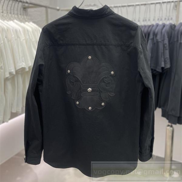 クロムハーツ コピー シャツ フルールドリス スタッズデザイン 高級感 CHROME HEARTS