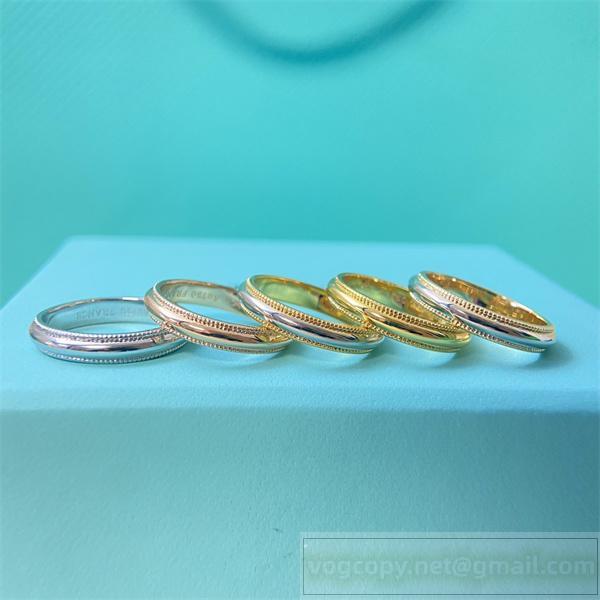 ティファニー スーパーコピー リング ミルグレイン シンプル ラグジュアリー Tiffany&Co