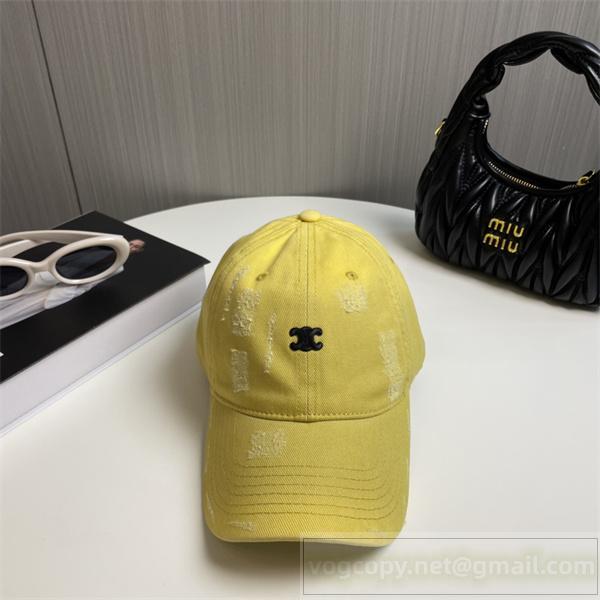 CELINE コピー キャップ トリオンフ シンプル カジュアル スタイリッシュ 帽子 セリーヌ