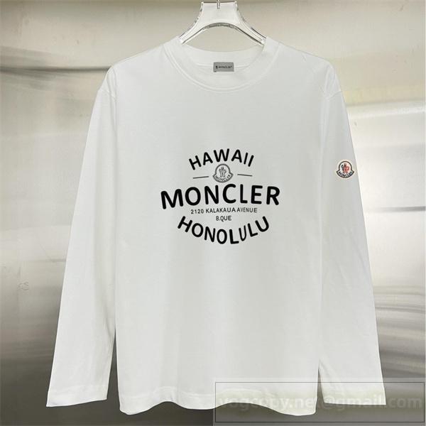 MONCLER 偽物 長袖Tシャツ ハワイ限定 プリント カジュアル おしゃれ モンクレール