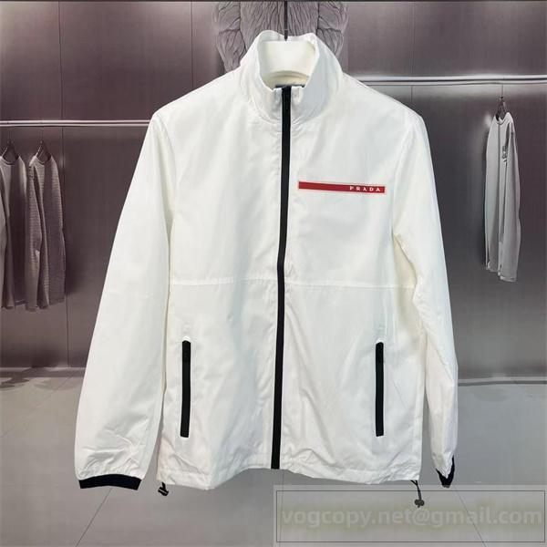 PRADA コピー ジャケット レッドライン スタイリッシュ 防風 軽量アウター 新登場 プラダ