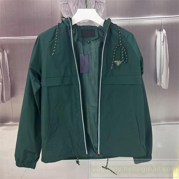 プラダ スーパーコピー ジャケット フード付き シンプル 軽量カジュアル 万能アウター PRADA