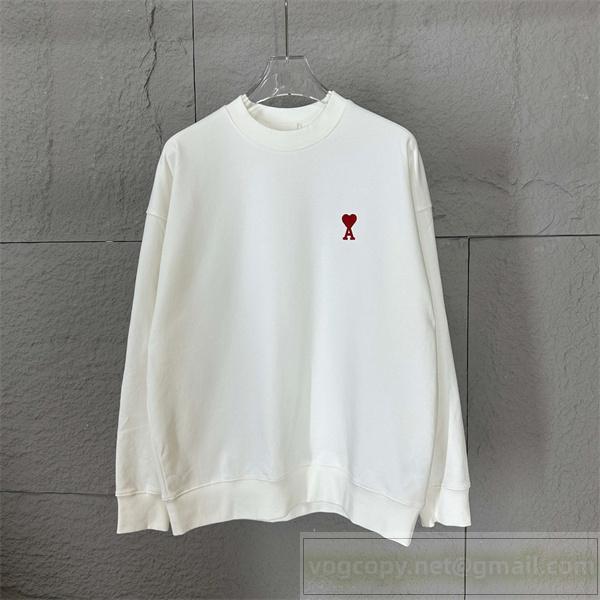 AMI PARIS コピー 長袖Tシャツ 定番ロゴ シンプル 人気 モード系 数量限定 アミパリス
