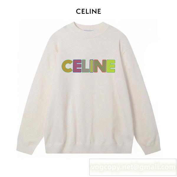 セリーヌ コピー セーター 高品質 カラーロゴ プルオーバー カジュアル 定番人気 CELINE