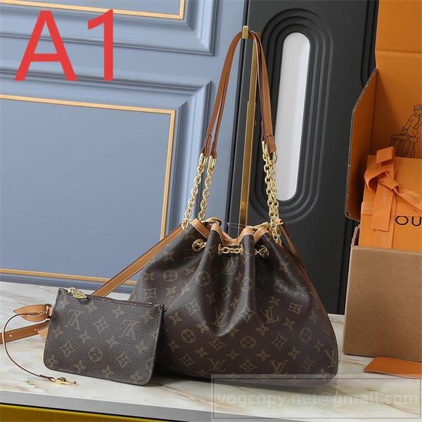 ルイヴィトン 偽物 エレガント バケットバッグ ゴールドチェーン付き プレミアム LOUIS VUITTON
