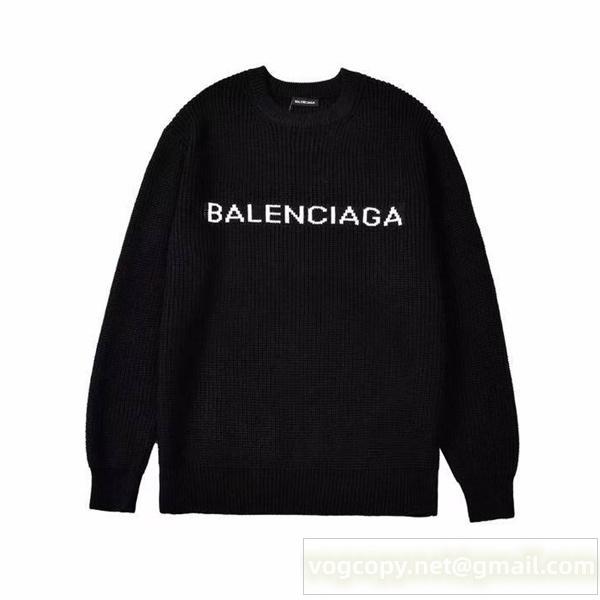 バレンシアガ スーパーコピー ニット セーター シンプル モダン ロゴ お洒落 Balenciaga