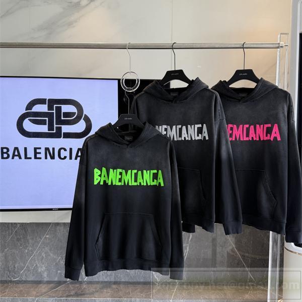 バレンシアガ コピー パーカー 個性 グラフィック ストリート 新登場 おすすめ Balenciaga