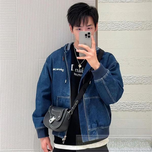 DIOR 偽物 デニム フード付き ジップアップ カジュアル 上品 おしゃれ ジャケット ディオール