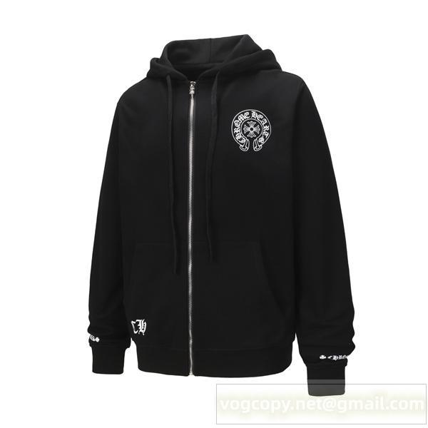  クロムハーツ コピー パーカー シンプル クラシック バックロゴ  希少 CHROME HEARTS
