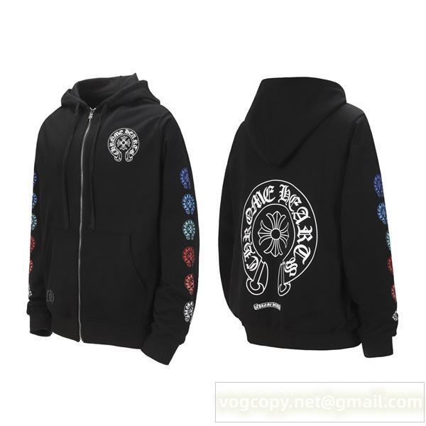 クロムハーツ コピー パーカー 個性派 スタイリッシュ スリーブ  人気 CHROME HEARTS
