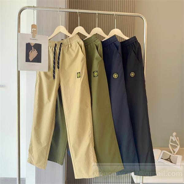 STONE ISLAND コピー クラシック モダン パンツ ベージュ カジュアル ストーンアイランド