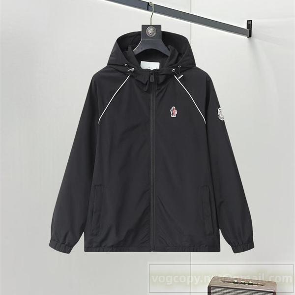 モンクレール 偽物 スタイリッシュ クラシック ジャケット シンプル 防風 MONCLER