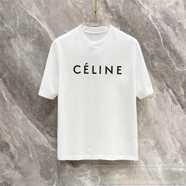  セリーヌ コピー Tシャツ クラシック 上質 シンプル エレガント 定番人気必須 CELINE