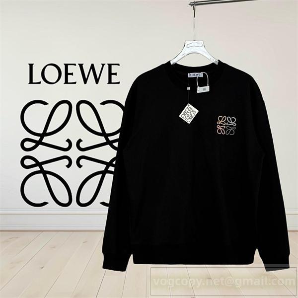 ロエベ  偽物 スウェット モダン 上品 ベーシック 着心地良い ロゴワンポイント LOEWE