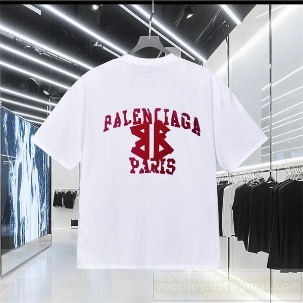 BALENCIAGA コピー バックロゴ ビッグ 大胆 魅力的 ストリート Tシャツ バレンシアガ