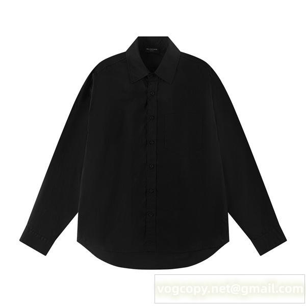 バレンシアガ スーパーコピー バックロゴ シャツ 個性的 魅力的 ストリート BALENCIAGA