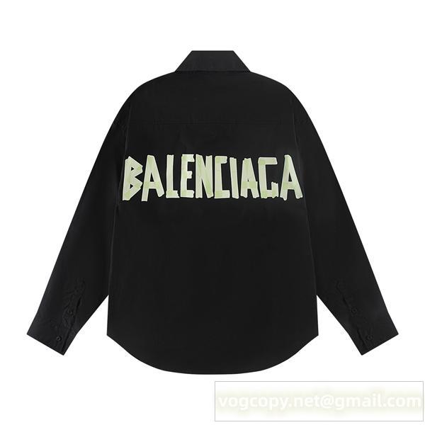 BALENCIAGA コピー バックプリント シャツ モダン クール エレガント バレンシアガ