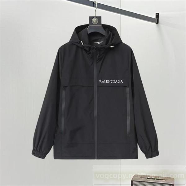 BALENCIAGA コピー フード付き ジャケット シンプル 実用的 高品質 バレンシアガ