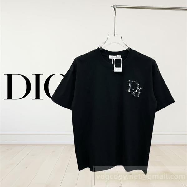 ディオール コピー Tシャツ 高級感ある クラシックな ロゴデザイン プレミアム DIOR
