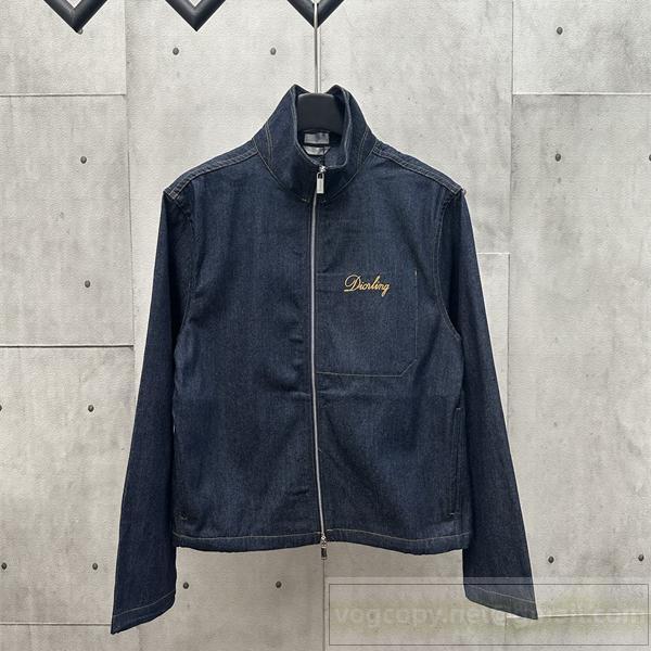 ディオール コピー ジャケット 高品質な おしゃれな デニム素材 アウター DIOR