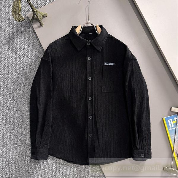 バーバリー スーパーコピー 長袖 コーデュロイシャツ 上品 クラシック BURBERRY