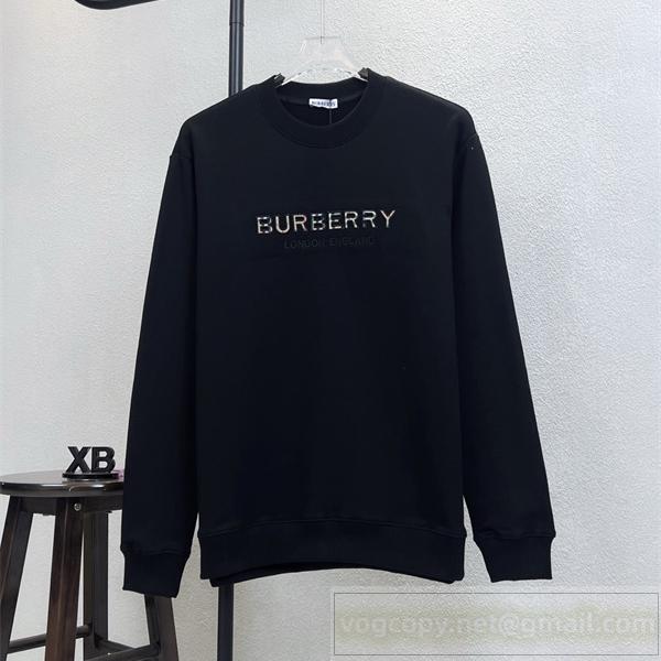  バーバリー コピー 定番ロゴ クルーネック スウェット スタイリッシュ モダン BURBERRY