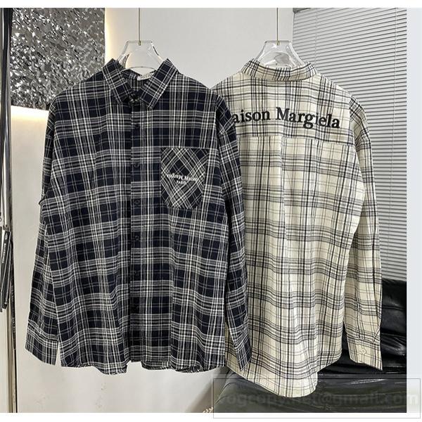 MM6芸能人愛用上質メゾン マルジェラ長袖シャツコピーMaison Margielaファッション個性新作人気新品