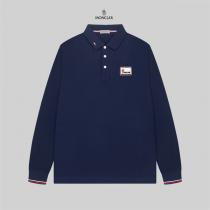 モンクレール スーパーコピー ロングスリーブ ポロシャツ ボックスロゴパッチ 高級感カジュアル MONCLER