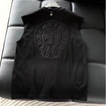 クロムハーツ スーパーコピー クロス刺繍 タンクトップ フルエンブレム モード CHROME HEARTS
