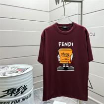  フェンディ コピー Tシャツ ストリート風ポップアートBOXキャラプリント 高級感あふれるブラック FENDI