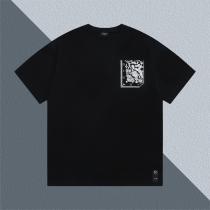 FENDI コピー Tシャツ バンダナポケット シルエット 綿100% ユニセックス夏用トップス フェンディ