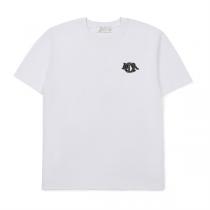 DIOR スーパーコピー 高級シンプルモノグラムロゴ刺繍デザイン Tシャツ ブラック 半袖 ディオール